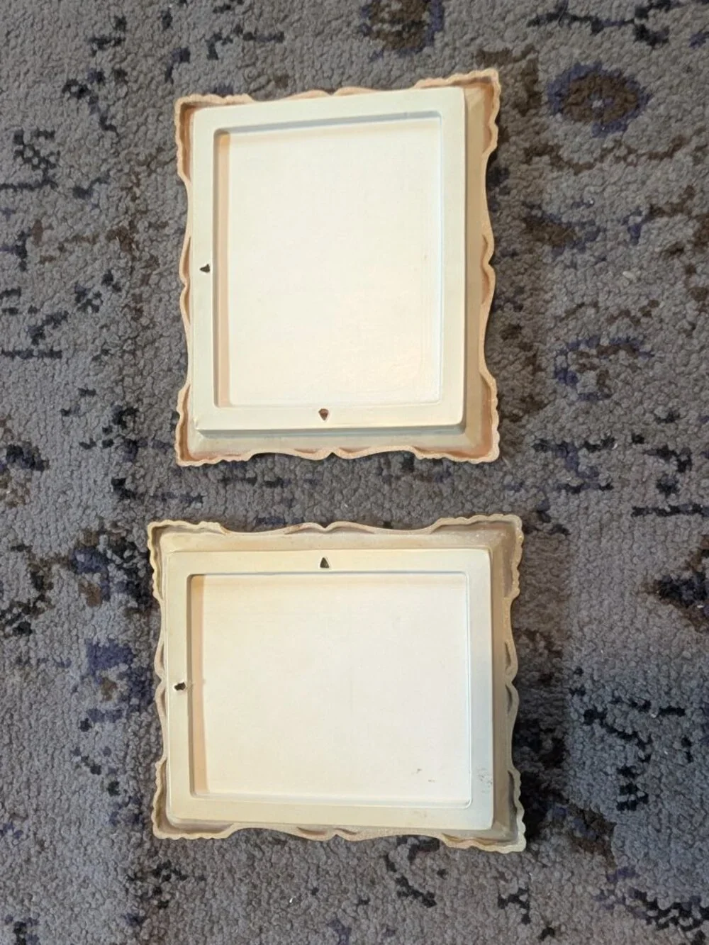 Vintage Small Prints with Ornate Gold Frames of German Landscapes
